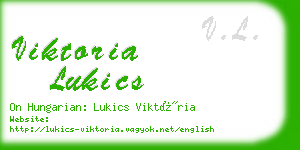 viktoria lukics business card